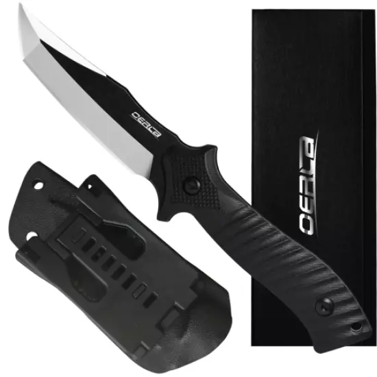 OERLA OLK-036AS Outdoor Duty Fixed Blade Knife with G10 Handle and Kydex Sheath