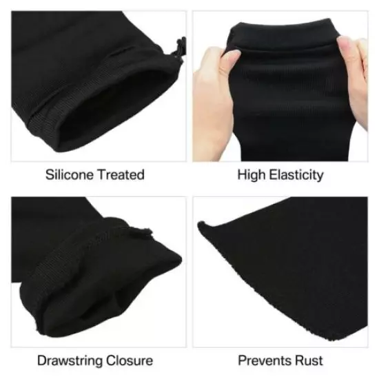 20pcs Pack Silicone Treated 14'' Gun Sock Pistols Cover Handgun Sleeve Airsoft