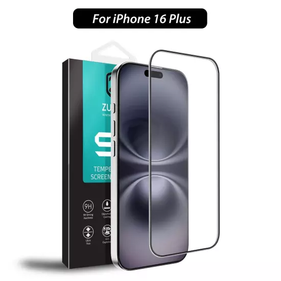 For iPhone 16 15 14 13 12 11 Pro XS Max XR Plus Tempered Glass Screen Protector