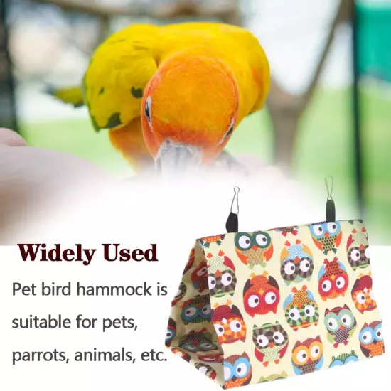 Winter Warm Bed Hanging Cage Tent Hut - Parrot Hanging Tent for Budgies Pet Pa