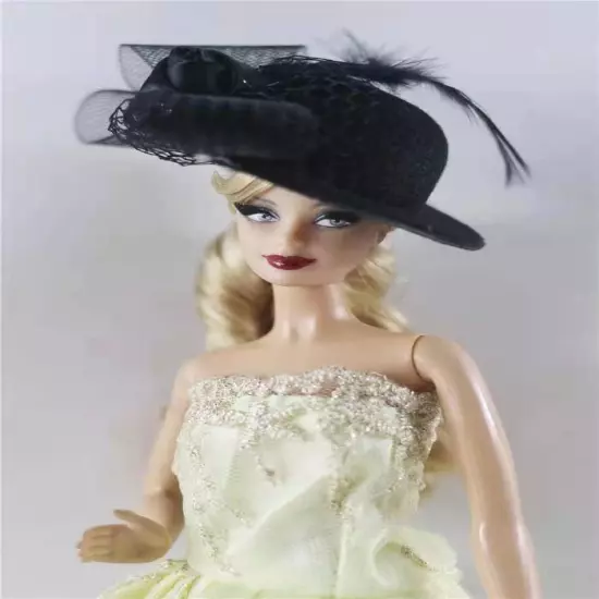 Noble Hat 1/6 Doll Cap 11.5" Dolls Accessories Dollhouse Headwear Decoration Toy