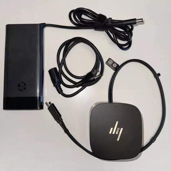 ✅ HP Thunderbolt Dock G2 w/Combo Cable 230W AC Adapter 3TR87UT#ABA WORKS WELL! ✅