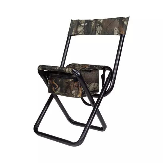 Allen Vanish Camo Folding Hunting Stool with Back, Black & Next G2 Camo