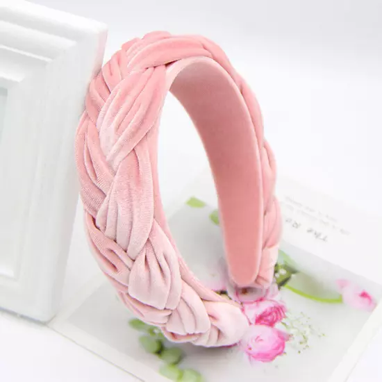 Women's High-grade Velvet Braided Headband Hairband Hair Band Hoop Accessories