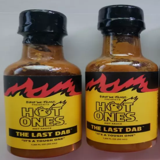 Qty 2 THE LAST DAB - Hot Ones - Original Mini - 1.69 fl oz - PEPPER X - 2/2025