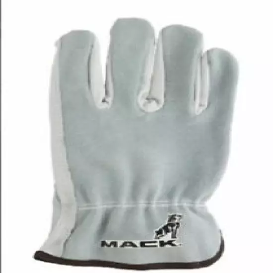 mack trucks bulldog gray leather shop all purpose winter gloves outdoor mechanic