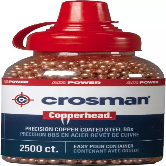 Copperhead 4.5mm Copper-Coated BBs - 6000-Count EZ-Pour Bottle, Quality