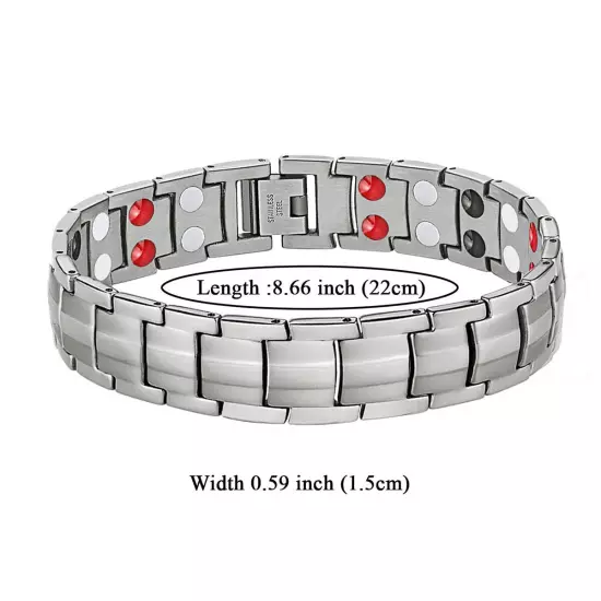 Magnetic Healing Therapy Women Men Bracelet Weight Loss Pain Relief Arthritis