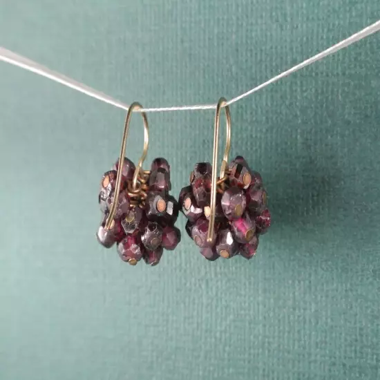 Dana Kellin Garnet Custer Earrings