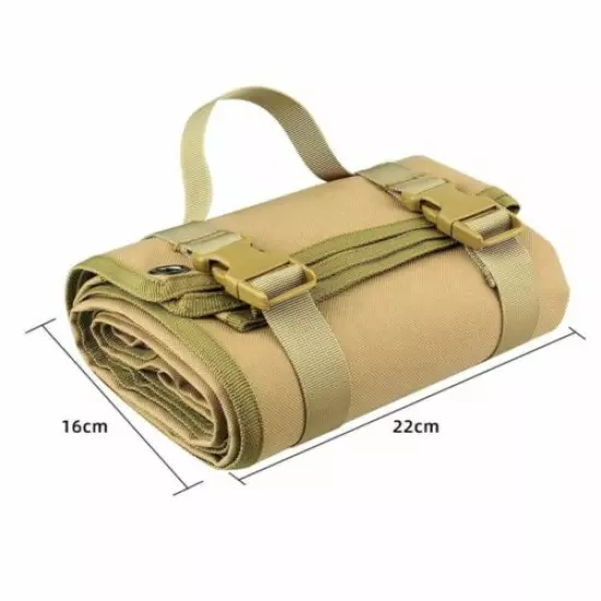 Tactical Shooting Range Mat Training Molle Roll Up Hunting Gun Pad Picnic Mat