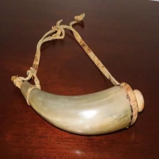 Authentic Vintage Powder Horn