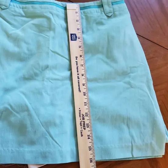 Women’s Tehama Nancy Haley Nylon Golf Skirt/Skort sz 10 Aqua