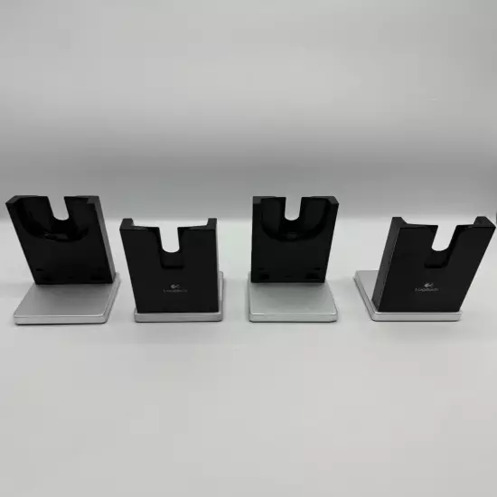 Lot Of 4 Logitech H820e Replacement Charging Base ONLY for Mono Headset