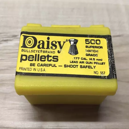 Vintage DAISY Superior Match Grade Pellets .177 Cal. ( 4.5mm) NO. 557