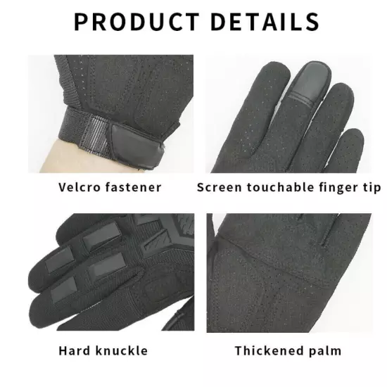 TACTICAL Shooting Gloves Touchscreen Military Gloves Full Finger Airsoft Gloves