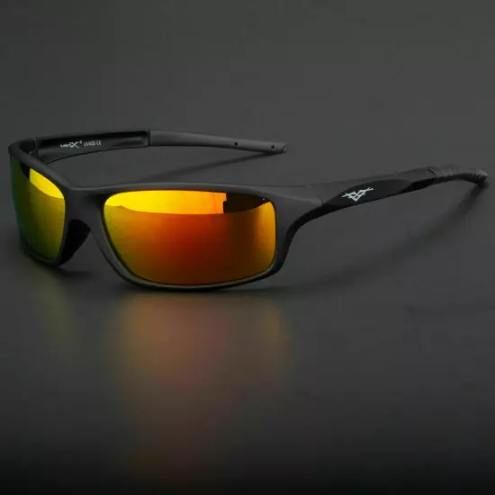 Polarized Sport Sunglasses New Wrap Around FISHING DRIVING GOLFING US