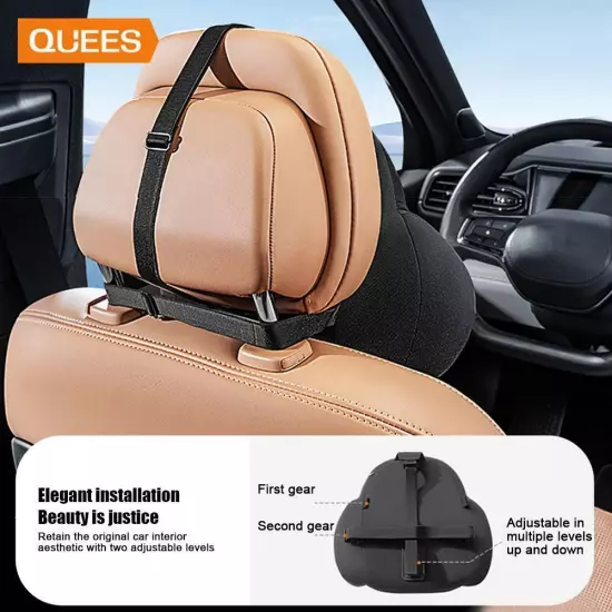 QUEES Joe's Auto Products 24 Years Honeycomb Headrest Lumbar √φ Support C1W9