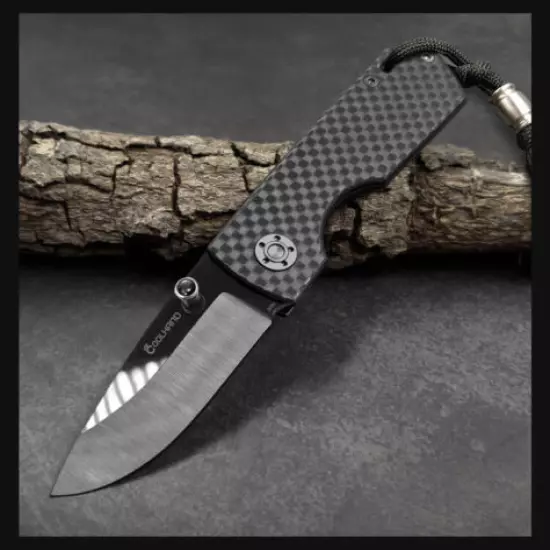 Ultra-light mini Carbon fiber folding knife fruit knife with Ceramic blade