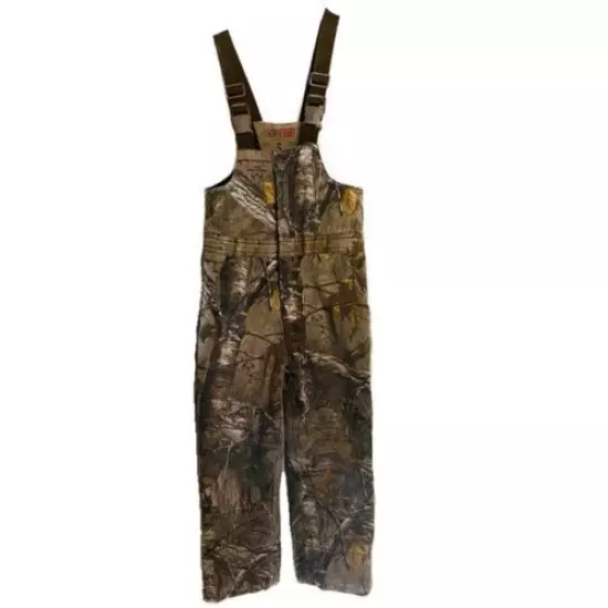 Redhead Realtree Silent-Hide Camo Insulated Bibs Overalls Youth Size Medium