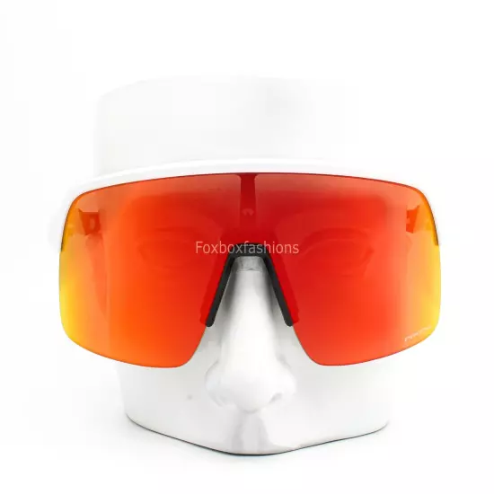 Oakley Sutro Shield Sunglasses OO9463-1839 Matte White Prizm Ruby w/case