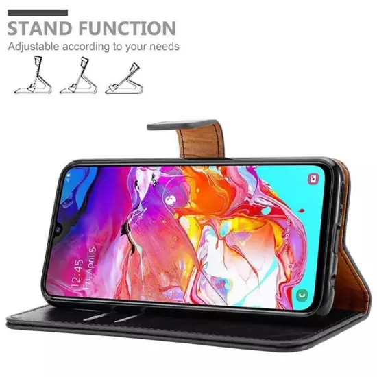 Case for Samsung Galaxy A70 / A70s Protection Wallet Cover Magnetic Luxury Book