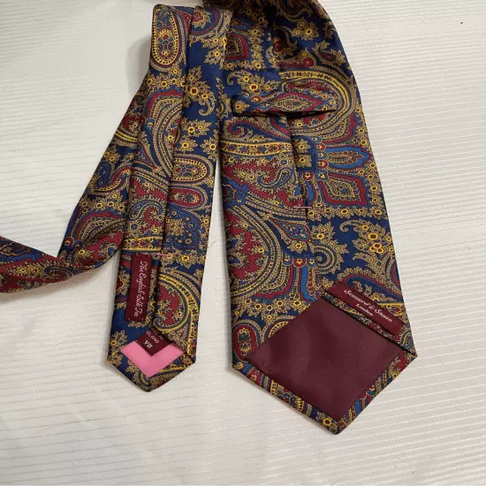 Seaward & Stearn London The English Silk Paisley Neck Tie