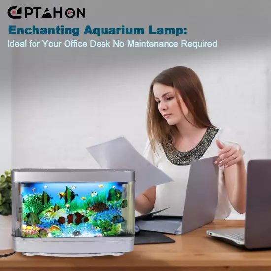 Artificial Tropical Fish Decorative Moving Aquarium Lamp - Virtual Ocean Moti...