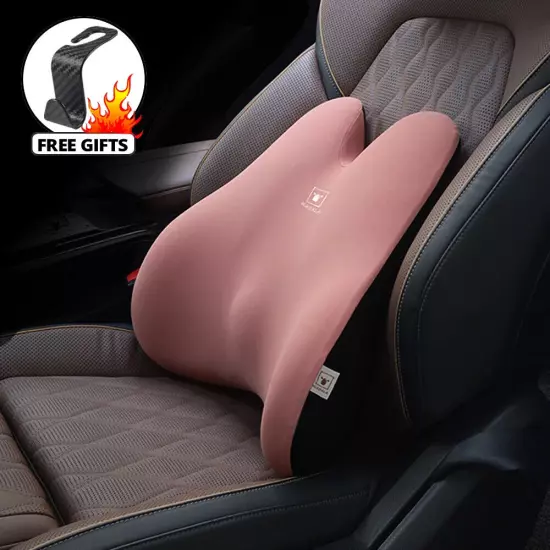 Car Headrest Neck Pillow Waist Pillow Car Seat Back Cushion Auto Lumbar Pillow