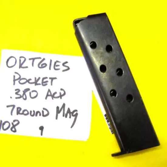 ORTGIES POCKET .380 ACP MAG MAGAZINE 7 ROUND NEW MANUFACTURE