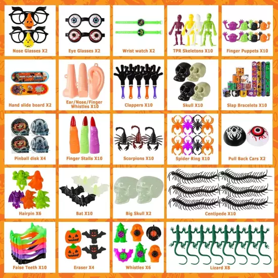 288 PCS Halloween Party Favors Toys Assortment for White Or Gray] See more 