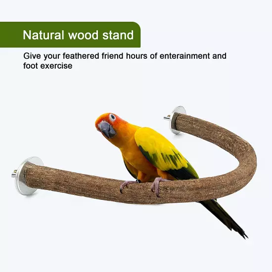 Wood Perches for Pet Birds - Natural Wood, Dowel, Cactus. U-Pick the 1 Type