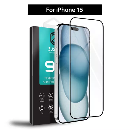 For iPhone 16 15 14 13 12 11 Pro XS Max XR Plus Tempered Glass Screen Protector