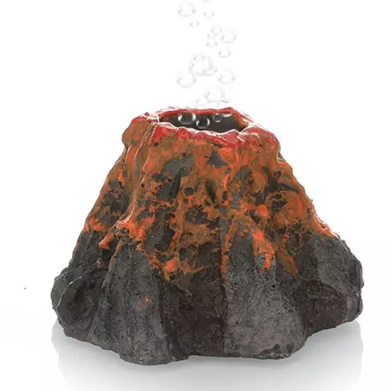 Fish Tank Oxygen Mini Artificial Resin Simulated Volcano Or Landscape D1P2 V3Y6