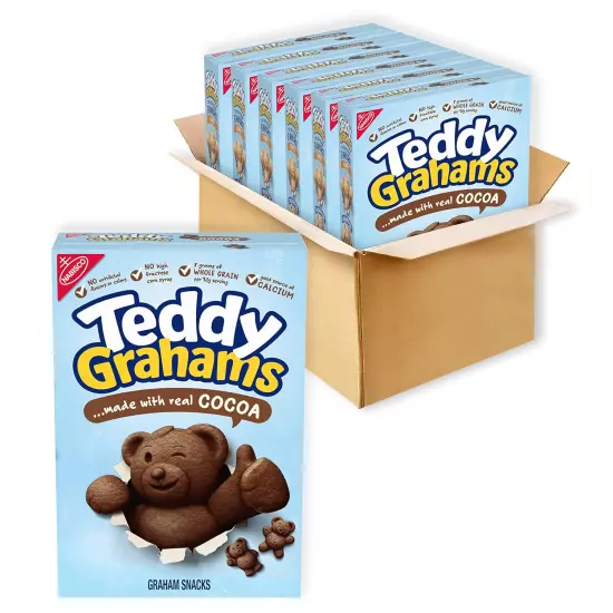 Chocolate Graham Snacks, 6 - 10 Oz Boxes