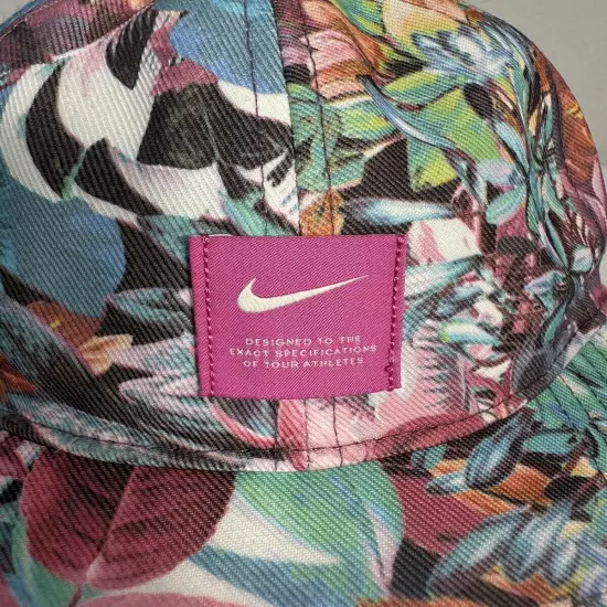 Nike Golf Heritage 86 Hat Dry Fit Cap Floral Adjustable Fit Unisex Baseball