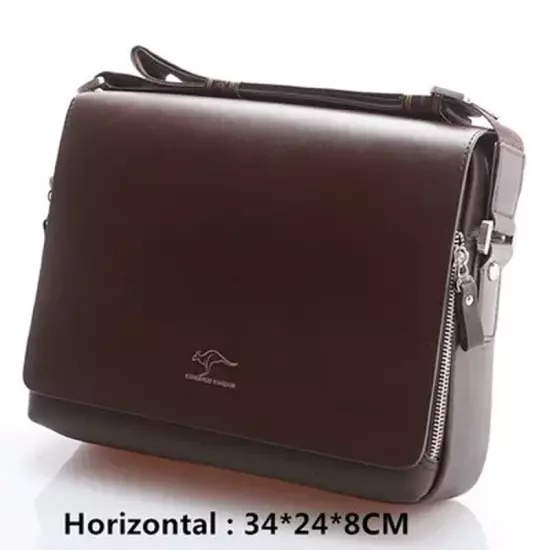 New Arrived Luxury Brand Men'S Messenger Bag Vintage PU Leather Shoulder Bag Han