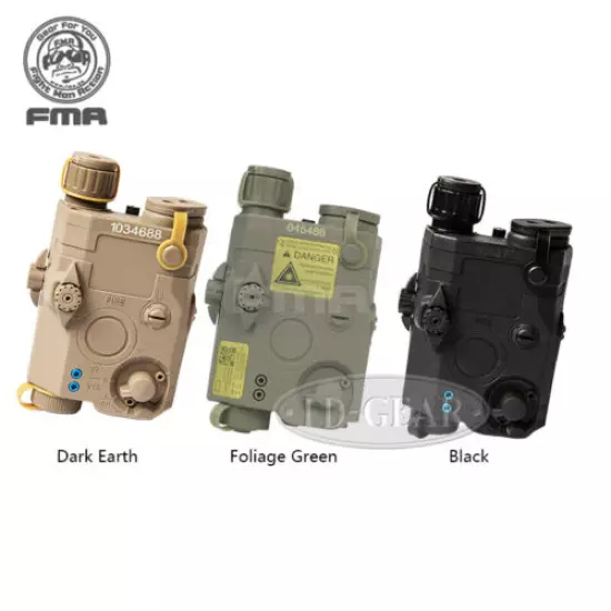 FMA PEQ 15 LA-5 Hunting Battery Case Box + Green Laser Light PEQ-15 Tactical