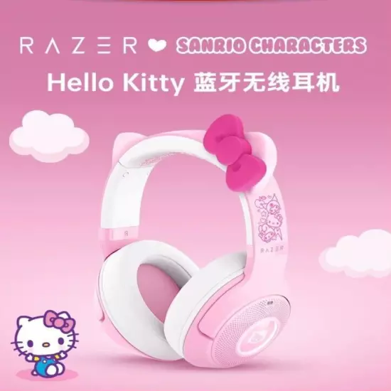 2024 Razer x Sanrio Hello Kitty¹ Kraken BT Wireless Headset Limited Edition