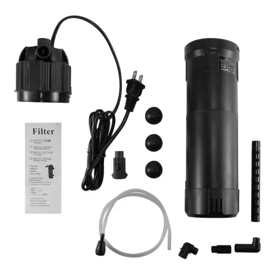 Internal Oxygen Water Filter Submersible Fish Tank Air Pump Aquarium Wave Maker