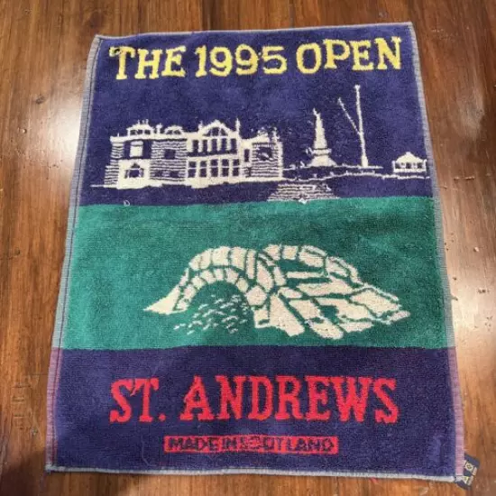 1995 open Saint Andrews Scotland golf towel