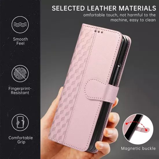 For Samsung Galaxy Z Fold6/Fold5/Fold4/3 Card Slots Folio Wallet PU Leather Case