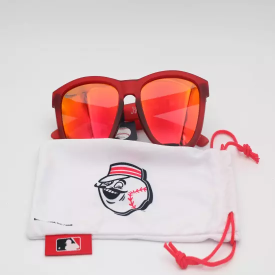 Knockaround Premium Sports Cincinnati Red Polarized Sunglasses 54-19-143