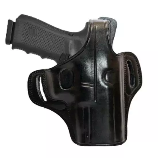 Fits GLOCK 17-19-20-22-23-31-32 Hand Made Leather Holster. Closed Top.BL11