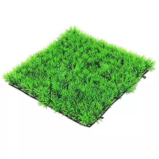 Artificial Water Aquatic Green Grass Plant Lawn Aquarium Fish Tank Landscape Sn