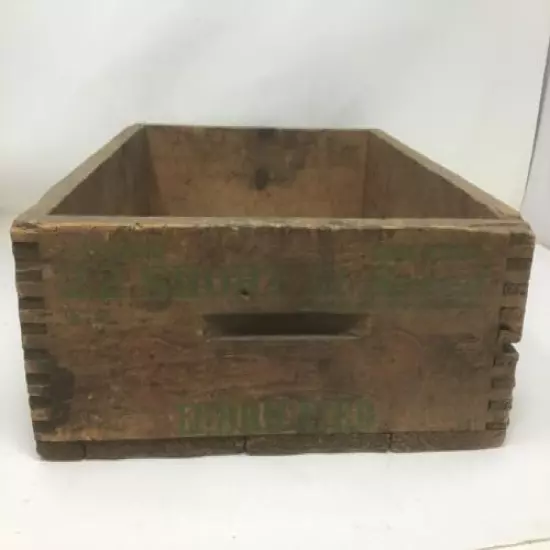 VINTAGE REMINGTON 22 SHORT HI SPEED DOVETAIL WOOD CRATE HUNTING, SHOOTING