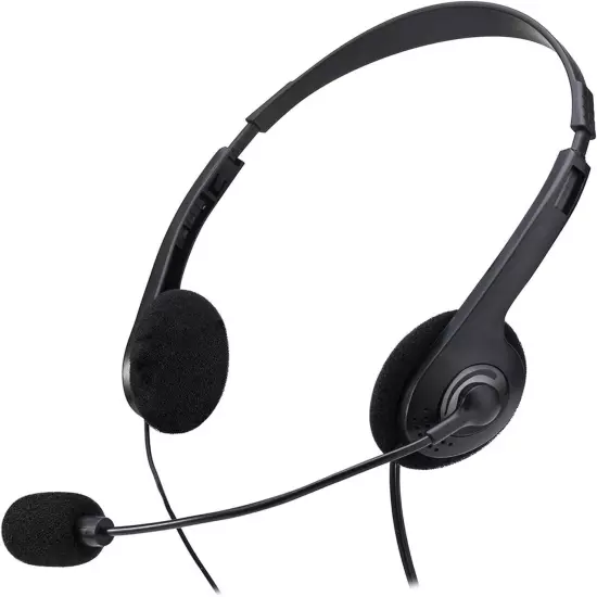 Comfortable Noise-Cancelling Headset with Volume Control for Clear Communication