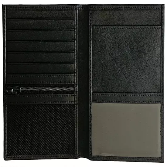 RFID Blocking Genuine Leather Travel Passport Wallet Holder