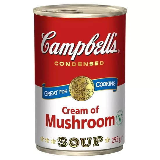 Campbell's Condensed Cream OF Mushroom Soup 295g PACK OF 2