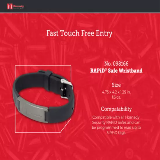 Hornady RAPiD Safe Adjustable Wristband, 98166