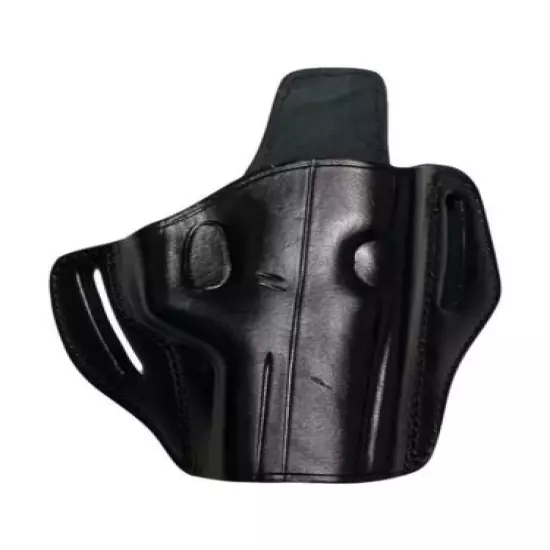 Fits GLOCK 19,23,32 Pancake Hand Made Leather Holster Right Hand Open-Top. BL4